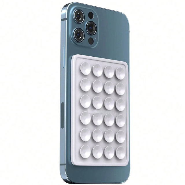 Mirror Shower Phone Holder Silicone Suction Adhesive Mount Phone Accessory for iPhone Android Silicone Suction Phone Case