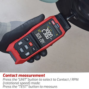 TASI TA503C Tachymètre laser numérique portable 2 en 1 <span class=keywords><strong>Instrument</strong></span> de mesure de vitesse sans contact et sans contact avec USB - Product Image 6