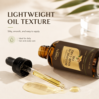 Huile capillaire OEM : Huile de croissance rapide pour cheveux avec gingembre, sérum anti-chute et traitement du cuir chevelu, produit de beauté pour hommes et femmes