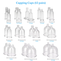 Appareil de massage à ventouses 180 ml pour l'agrandissement des seins, le lifting des fesses et le drainage lymphatique avec écran tactile