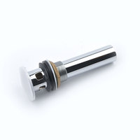 Bouchon de vidange de lavabo moderne pivotant à fente, avec couvercle rotatif, chromé, facile à nettoyer, garantie 2 ans, pour usage hôtelier