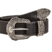 Ceinture décorative en cuir PU large de style américain rétro pour femmes, avec boucle en alliage, 105 cm de long, 3,8 cm de large, design noir