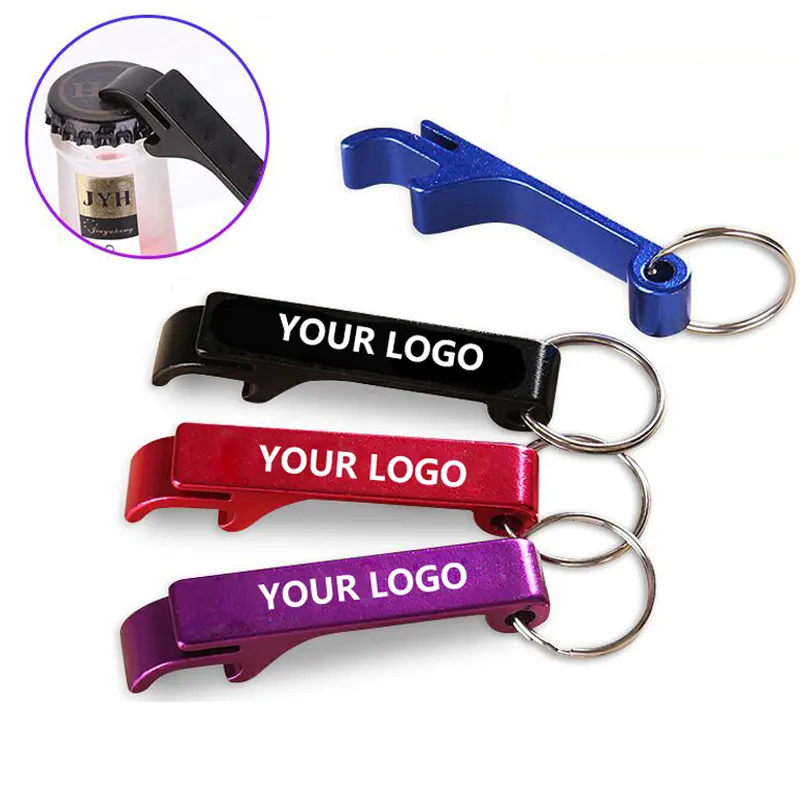 Factory Wholesale Cheap Price Customized Metal Opener with Logo Aluminum Beer Custom Keychain Bottle Opener Your Logo