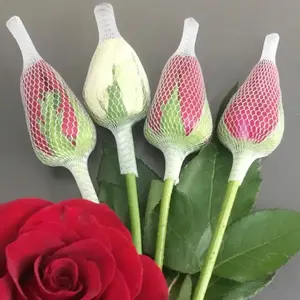 12 cm hohe PE-Gitter-Blumenknoten für Gartendosen und Schutzgut Rosenknoten-Netzwerk