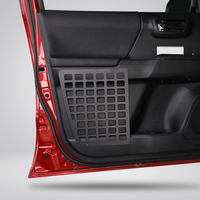 ApexRide Panneau de porte intérieur en aluminium avec porte-sac pour TOYOTA TACOMA 2016-2023, étagère de rangement pour panneau de porte arrière