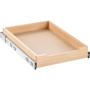 Plateau organisateur de tiroir en bois brut pour armoire de cuisine - Design contemporain, installation facile - Product Image 2