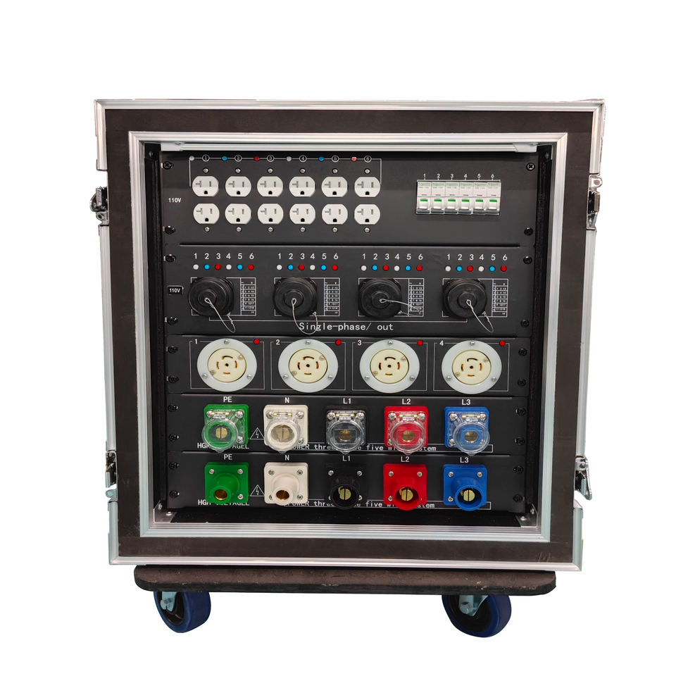 3-Phase 220V 400A Power Distribution Equipment Stage Electrical Cabinet ...