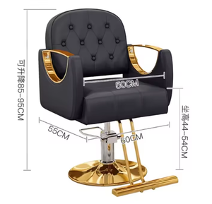 Chaise de coiffure réglable et rotative en PU pour salons de coiffure - Product Image 5