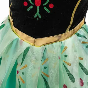 2022 prix usine enfants anniversaire vacances robe de soirée enfants fantaisie princesse robes Halloween filles Cosplay Anna Costumes