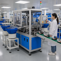 Machine d'assemblage de palettes de fards à paupières QFW haute stabilité avec ligne d'assemblage PLC