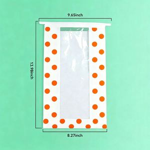 Sac d'emballage alimentaire jetable en papier kraft de qualité alimentaire pour confiserie, boulangerie, avec design personnalisé - Product Image 1