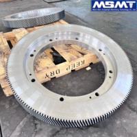 Engrenage hélicoïdal de boîte de vitesses principale pour tête de coupe de machine de forage de tunnels (TBM), forgé en usine OEM en acier 42CrMo