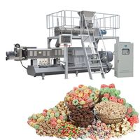 Ligne de production automatique de gâteaux, de légumes, d'extrudés, de riz et de céréales pour le petit-déjeuner