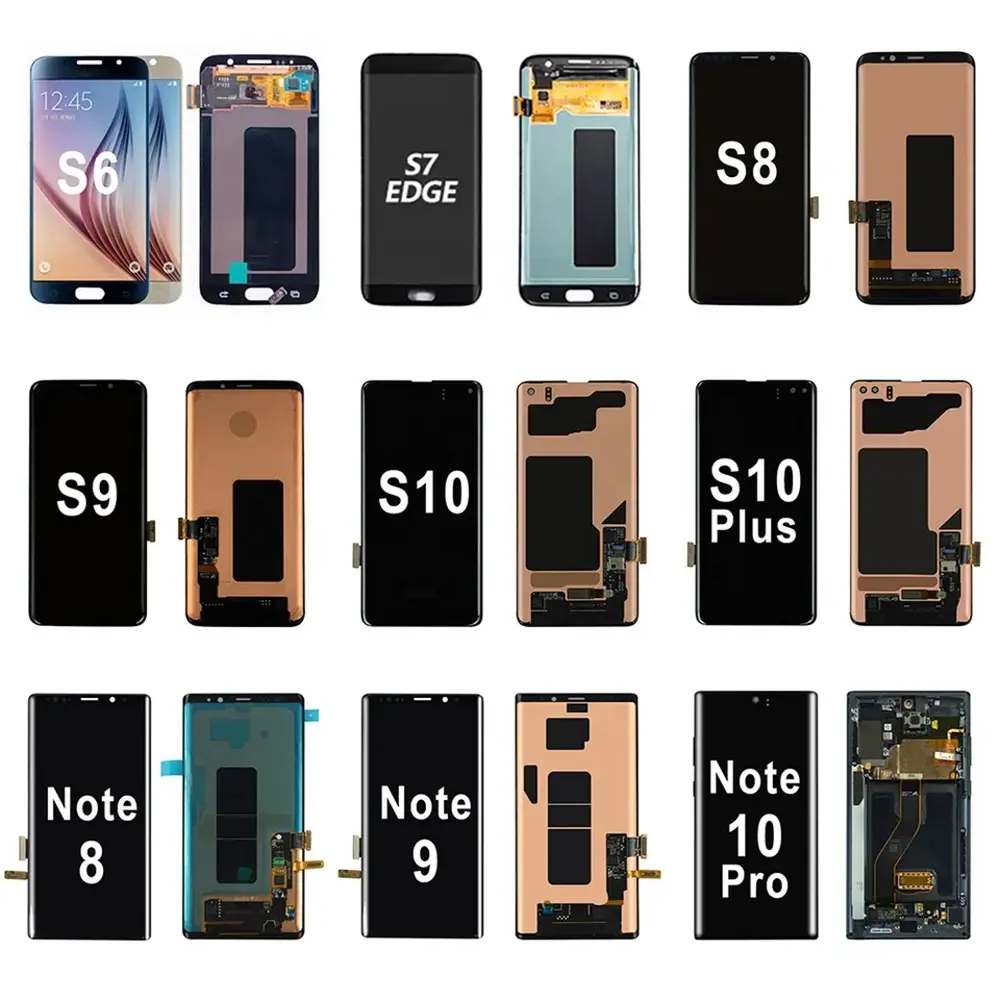 LCDs for Samsung S8 S10, for Xiaomi Mi A3 Pocophone f1 Redmi Note 9 10 Pro Max display, for Huawei Mate 30 Pro Y9 2019 screen