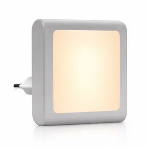 LED <b>Light</b> <b>Sensor</b> Plug-in Night <b>Light</b> 2700K Warm White Square Night Lamp Stepless Dimming OEM Factory - Product Image 1