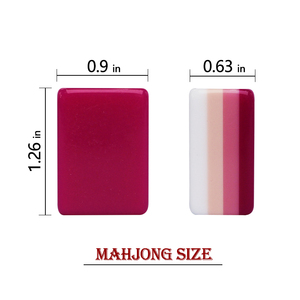 Jeu de tuiles de <span class=keywords><strong>mahjong</strong></span> américaines en acrylique, 160 pièces, version de luxe, Oh My <span class=keywords><strong>Mahjong</strong></span> 4 couches - Product Image 5