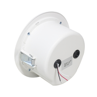 Haut-parleur de plafond V Fire Dome avec boîtier métallique robuste, applications polyvalentes PA BGM, haut-parleur de plafond encastré en métal