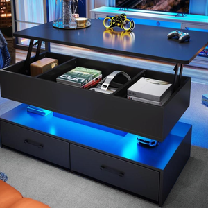 Tavolino <span class=keywords><strong>da</strong></span> Caffè in Legno Multifunzionale Moderno ODM/OEM per Interni ed Esterni, Arredamento per Soggiorno e Casa con Caratteristiche Decorative - Product Image 2