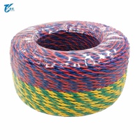 Fil torsadé en cuivre isolé en PVC coloré pour le câblage domestique