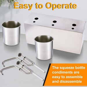 Factory Direct Hot Chocolate Sauce <b>Warmer</b> Dispenser 3L Commercial Warm Sauce Dispenser Cheese Dispenser with Pump for <b>Buffet</b> - Product Image 4
