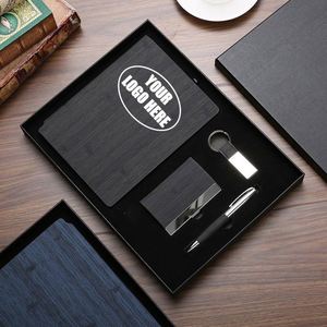 Porte-clés mini-carnet personnalisé - Carnet en cuir PU et métal avec logo personnalisé pour cadeaux d'affaires et événements - Product Image 1