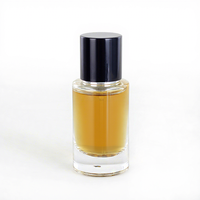 Flacon de parfum en verre de luxe transparent avec pulvérisateur à pompe, disponible en 25ml, 50ml, 100ml, coffret cadeau de haute qualité, marquage à chaud