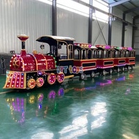 Train touristique sans rails 8/16 places, grand train électrique pour enfants