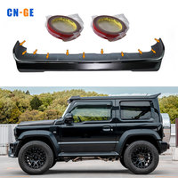 Aileron de toit arrière tout-terrain 4x4 pour Suzuki Jimny JB74 2019-2025, en ABS noir brillant, accessoires de spoiler de coffre arrière style LB