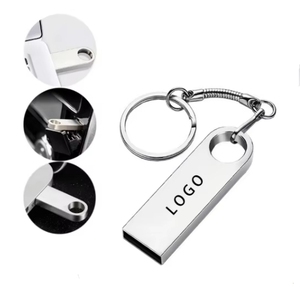 Portable Keychain USB Flash Drive Promotional Design Metal Accessory with USB 3.0 Interface