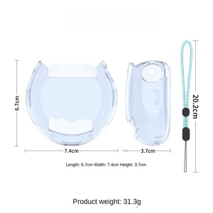 Étui de protection mignon pour Tamagotchi <span class=keywords><strong>Paradise</strong></span> Pet, coque rigide sans couvercle, résistant aux chocs, avec sangle de poignet, cadeau pour enfants - Product Image 5