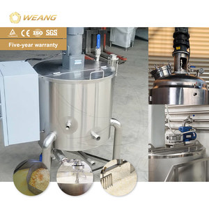 Promotion : <span class=keywords><strong>Machine</strong></span> de mélange à cuve ouverte en acier inoxydable de 100 L pour savon liquide dialysant, haute efficacité, avec agitateur - Product Image 4