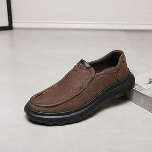 Chaussures plates extra larges pour femmes, légères, respirantes, à bout carré, pour personnes âgées, mocassins décontractés en cuir, vente en gros - Product Image 5