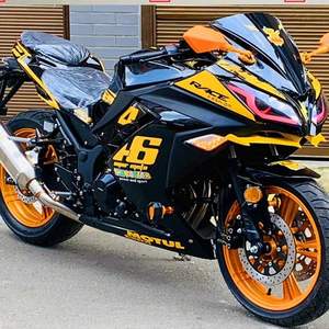 <span class=keywords><strong>Moto</strong></span> sportive compacte Horizon Ninja, homologuée pour la route, pour adulte, d'occasion, scooter à essence, modèle de course sur route WB110, Chine continentale - Product Image 1