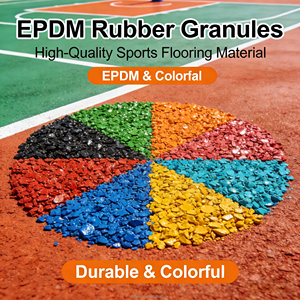 Particules de caoutchouc EPDM écologiques, résistantes à l'usure et anti-UV, pour surface de piste de course et aire de jeux en plastique - Product Image 5