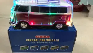 WSTER BT Tipo de coche Radio portátil profesional Hogar Fm Estéreo Altavoz inalámbrico BUS Diseño Radio Hogar Fm Estéreo - Product Image 4