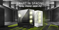 MSI MAG PANO 130R PZ & White Gaming Desktop Case Mid-Tower Desktop Case ATX Support 360mm Radiateur Refroidisseur avec USB 20Gbs