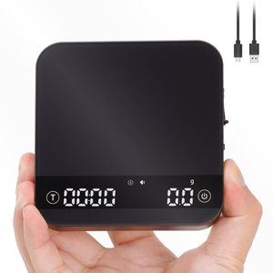 เครื่องชั่งครัวดิจิตอลแบบกระจกกันน้ำอัจฉริยะความแม่นยำสูง 0.1 กรัม ใช้พลังงานจาก USB และแบตเตอรี่ ดีไซน์พกพาขนาดกะทัดรัด - Product Image 1