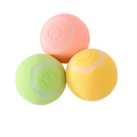 Intelligenter Automatischer Rollender Katzenball, Wiederaufladbares Interaktives Elektrisches Spielzeug für Drinnen, Selbstbewegend zur Unterhaltung von Haustieren