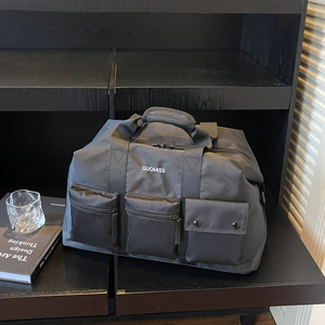 Nouveauté : Sac de voyage polyvalent et tendance pour le week-end, idéal pour les voyages et le sport, sac fourre-tout décontracté avec bandoulière, sac de voyage Oxford personnalisé - Product Image 5