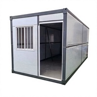 Maison préfabriquée à installation rapide en 15 minutes, bureau pliable, conteneur habitable, panneau sandwich respirant, utilisation hôtelière, atelier