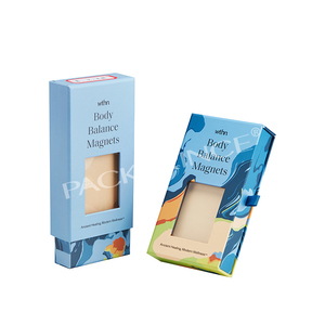 Caja de productos de salud personalizada con ventana, embalaje rígido de lujo para imanes de equilibrio corporal y marcas de bienestar - Product Image 2