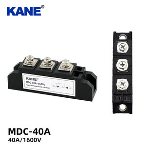 Kane MDC <span class=keywords><strong>40A</strong></span> 1600V phụ kiện điện tử Thyristor một pha CHỈNH LƯU cầu mô-đun 1 pha CHỈNH LƯU cầu Diode SCR ODM - Product Image 1