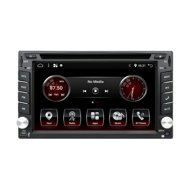 Universal 2 Din 6.2 Inch Android 11 WIFI 4G MP5 Car Stereo Video CD DVD Player SAT GPS Nav Radio