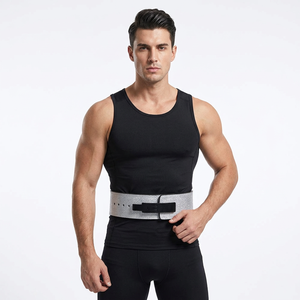 Cinturón de Levantamiento de Pesas Unisex SAAR INDUSTRIES, Cómodo, Duradero, de Cuero Genuino, Ajustable, Transpirable y Antideslizante - Product Image 1