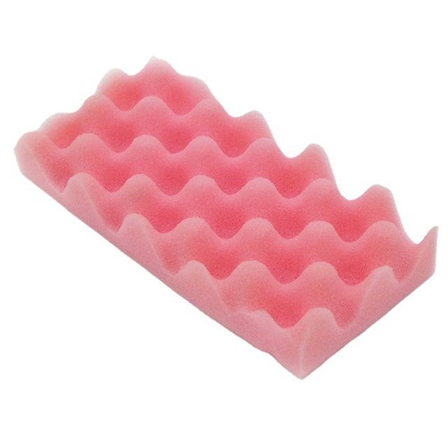 European Design Sound Foam Sheet Speakers Wave Shape 23.5x11.5x4cm PU Soundproof for Hotel and Office