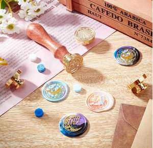 Herramientas de barra Cabeza de latón extraíble 25mm Flores Sellado Vintage Retro Madera Sello de hielo para Rusia Bloemenbier Cadence Corsair - Product Image 4