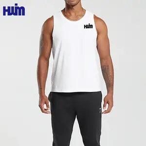 Custom Hoge Kwaliteit Bodybuilding Sport Shirt Tank Tops Fitness Katoen Blanco Mouwloze Stringer Gym Hardlooptanktop Voor