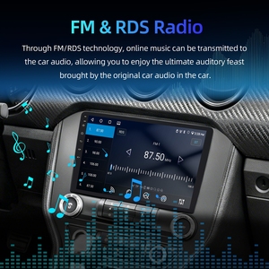 วิทยุติดรถยนต์ Rhythm 9 นิ้ว พร้อมระบบนำทาง GPS แสดงผลแบบเรียลไทม์ พอร์ต USB หลายช่อง วิทยุ FM ใช้งานได้นาน ไม่มีอาการหน่วง เหมาะสำหรับรถยนต์ฟอร์ด มัสแตง ปี 2015-2020 - Product Image 3
