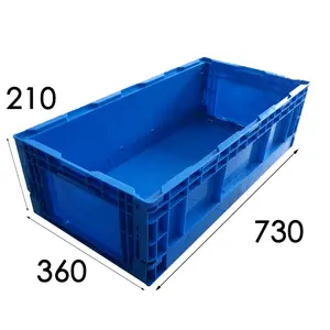 Individuelle Kunststoff-Formige Kunststoff-Faltbox Automobilteile Transfer-Logistikbox