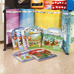 Kunden spezifisches langlebiges magnetisches Zeichenbrett für Kleinkinder 2-4 Jahre wieder verwendbares Papier Magic Water Painting Book Features - Product Image 3